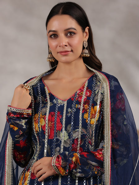 Blue Sharara Sets