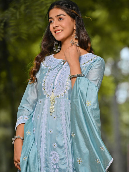 anarkali suit set