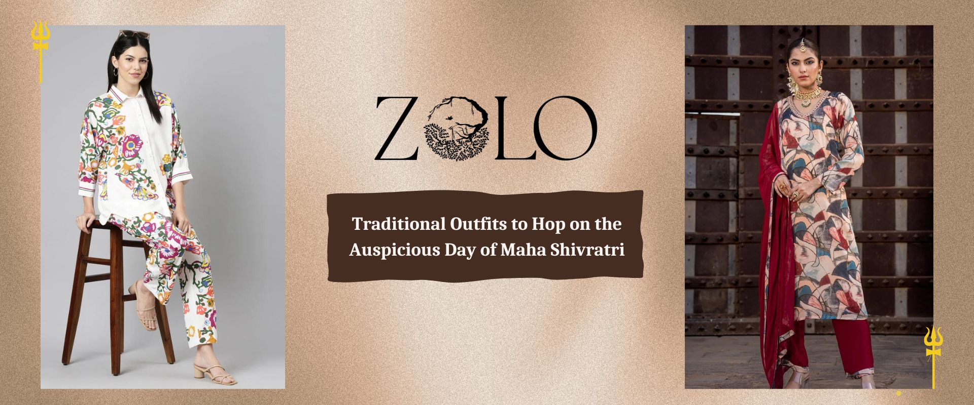 Buy Traditional Outfits For Maha Shivratri | Ethnic Wear | Zolo Label ...