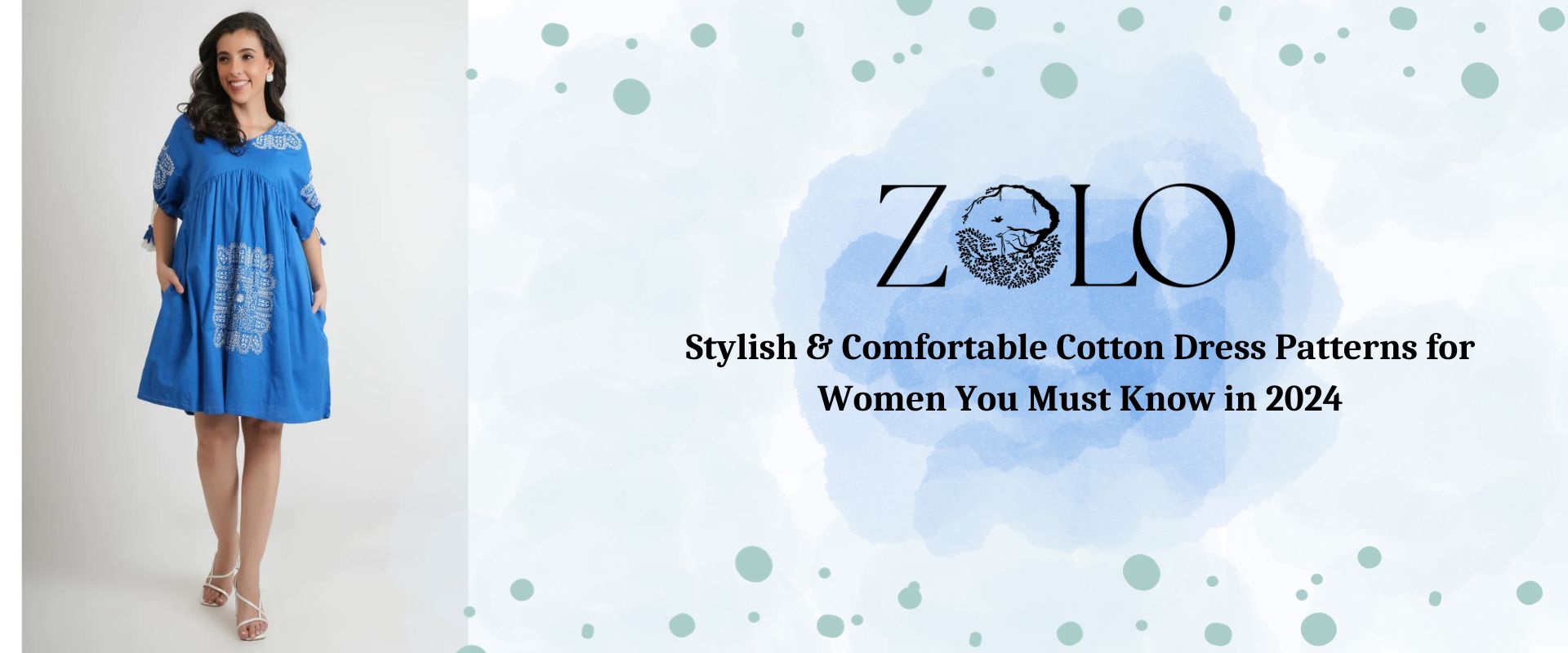 Shop Stylish Cotton Dress Patterns for Women | Zolo Label – ZoloLabel