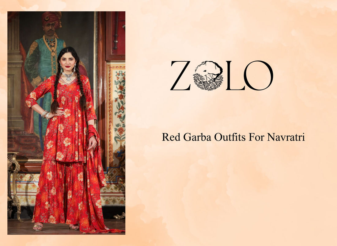 Red Garba Outfits For Navratri 2023