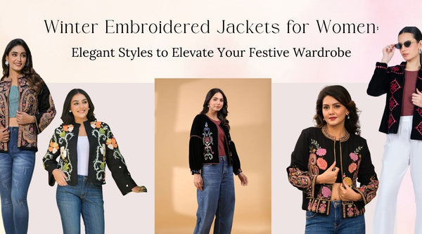 Winter Embroidered Jackets for Women: Elegant Styles to Elevate Your Festive Wardrobe