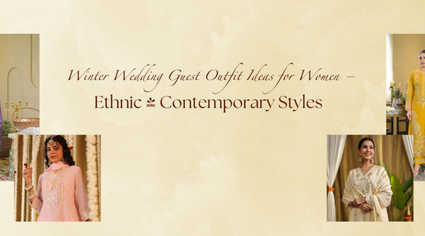 Winter Wedding Guest Outfit Ideas for Women – Ethnic & Contemporary Styles