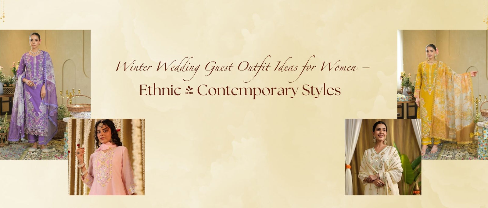 Winter Wedding Guest Outfit Ideas for Women – Ethnic & Contemporary Styles