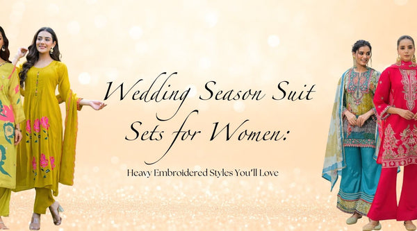 Wedding Season Suit Sets for Women: Heavy Embroidered Styles You’ll Love