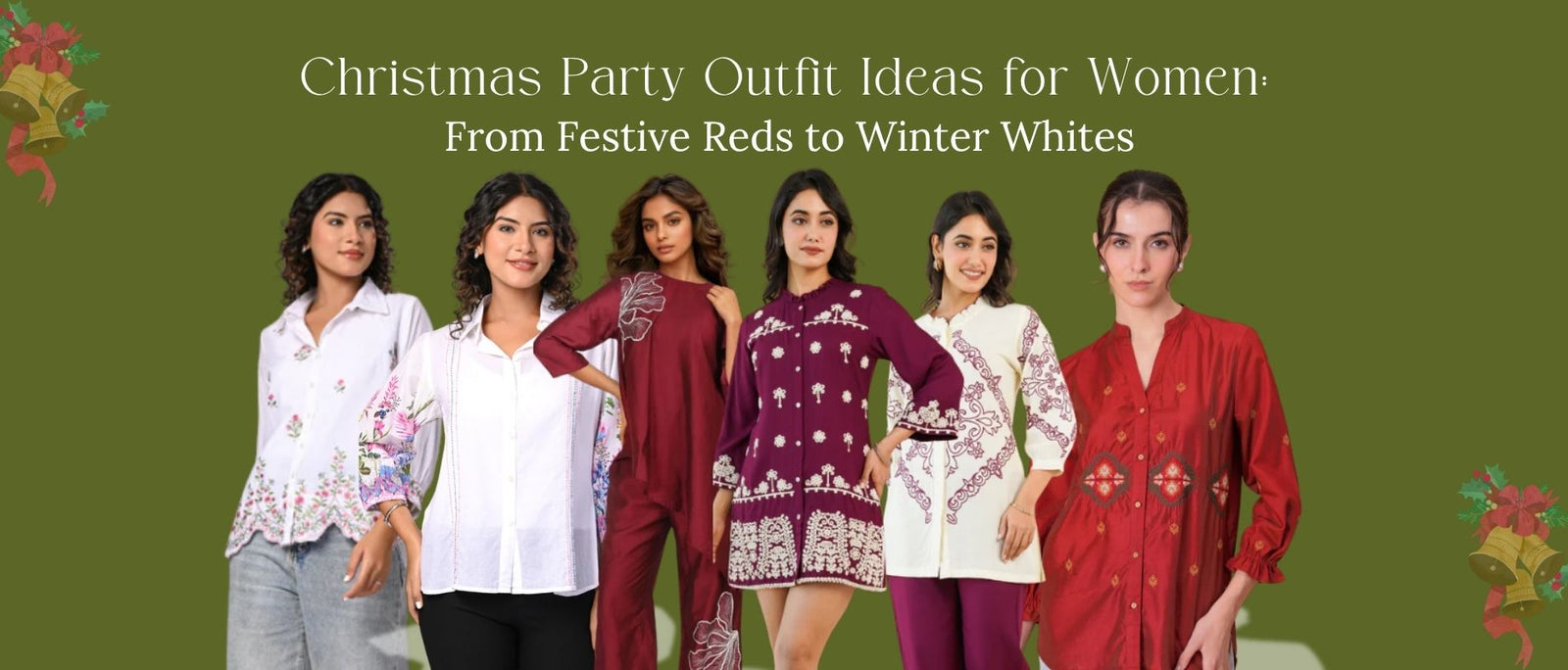 Christmas Party Outfit Ideas for Women: From Festive Reds to Winter Whites