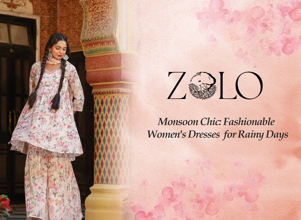 Monsoon Chic: Fashionable Women's Dresses  for Rainy Days