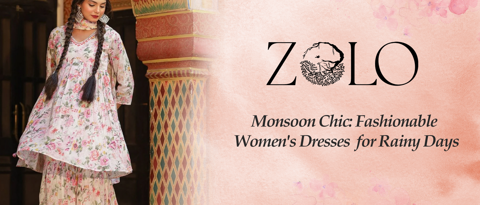 Monsoon Chic: Fashionable Women's Dresses  for Rainy Days