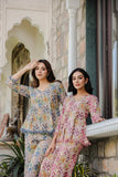 Blush Pink Printed Muslin Co-ord Set