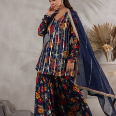 Blue Sharara Sets 
