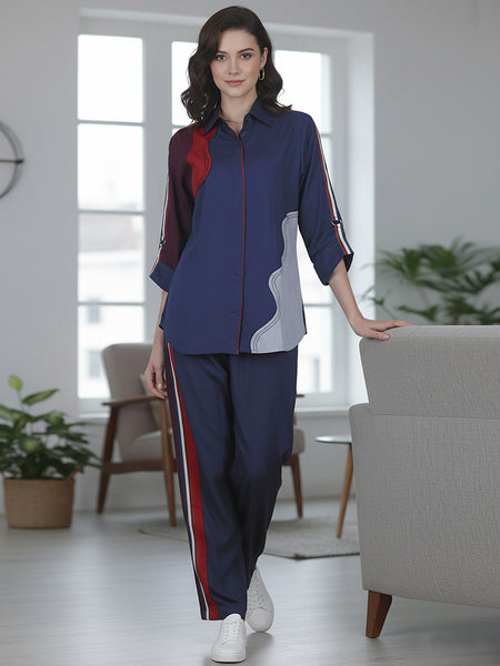 Women’s Embroidered  Co-ord Set with Half Sleeves