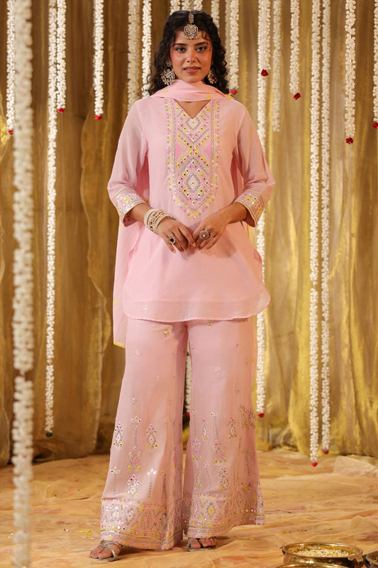 Pink Sharara Sets