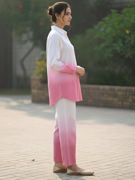 Pink Tie And Dye Co-Ord Set