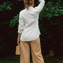 Stylish Beige Co-Ord Set with Layered Shirt