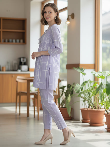 Midnight Orchid Lavender Co-ord set