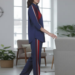 Women’s Embroidered  Co-ord Set with Half Sleeves