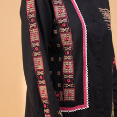 Designer Black Embroidery Work Co-Ord Set