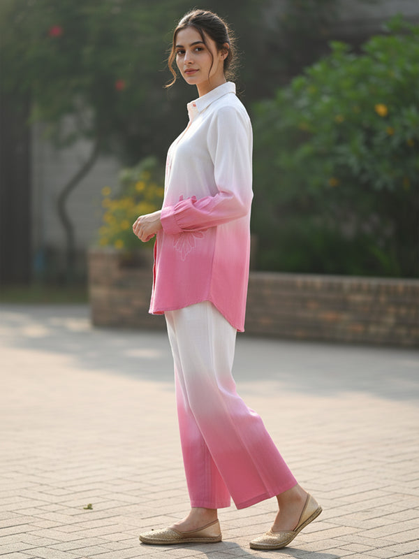 Pink Tie And Dye Co-Ord Set