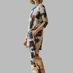 Black Printed Cotton Co-ord Sets