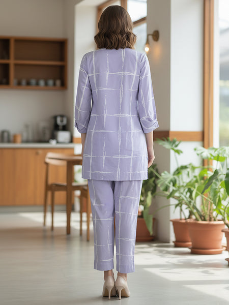 Midnight Orchid Lavender Co-ord set