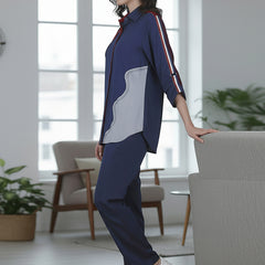 Women’s Embroidered  Co-ord Set with Half Sleeves