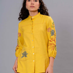 Sunny Charm Embroidered Cotton Co-Ord Set