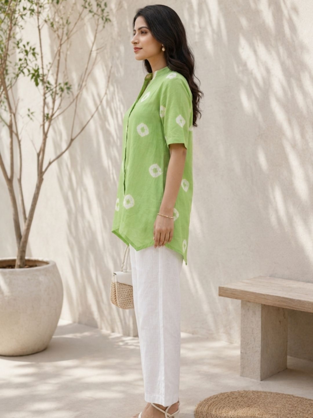 Comfortable Summer Wear Printed Kurti Style Co Ord Set