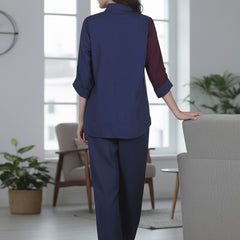 Women’s Embroidered  Co-ord Set with Half Sleeves