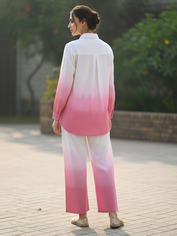 Pink Tie And Dye Co-Ord Set