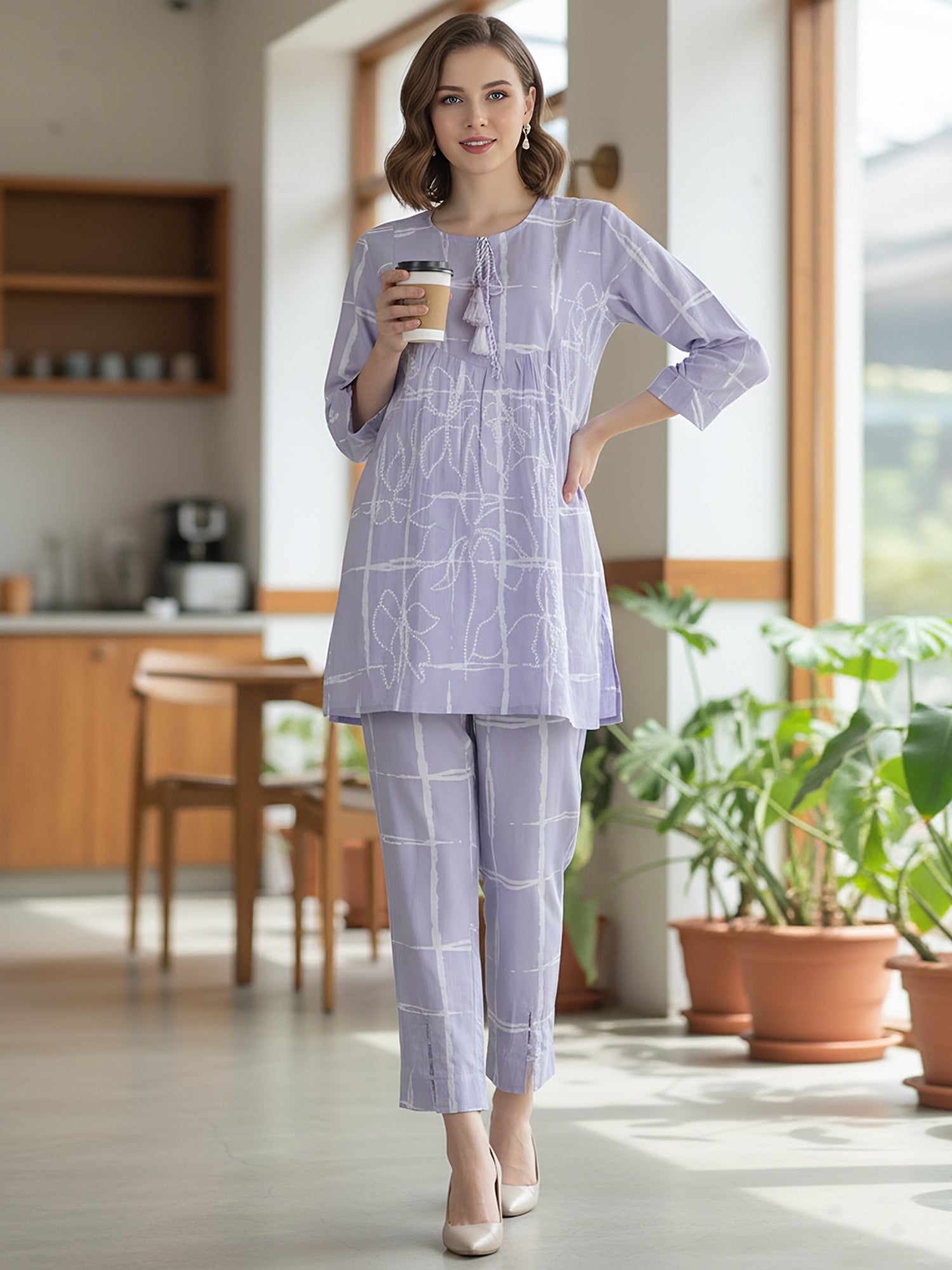 Midnight Orchid Lavender Co-ord set
