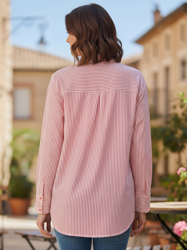 Designer Pink Embroidered Shirt