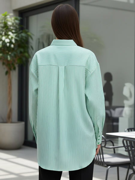 Green embroidery Work Shirt