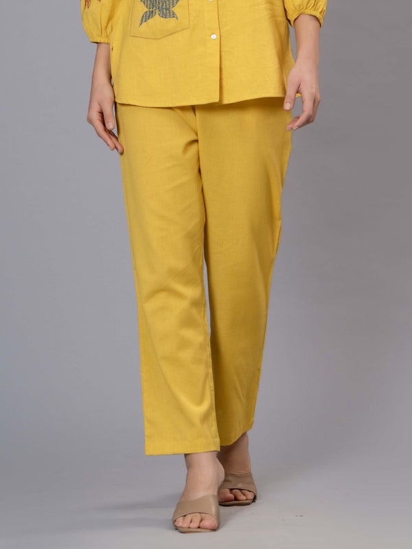 Sunny Charm Embroidered Cotton Co-Ord Set