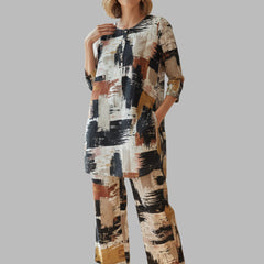 Black Printed Cotton Co-ord Sets