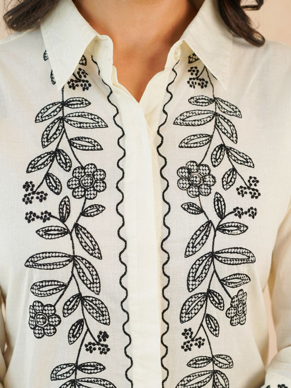Women Ethnic Off White Kurta Co-Ord Set