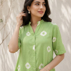 Comfortable Summer Wear Printed Kurti Style Co Ord Set