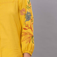 Sunny Charm Embroidered Cotton Co-Ord Set