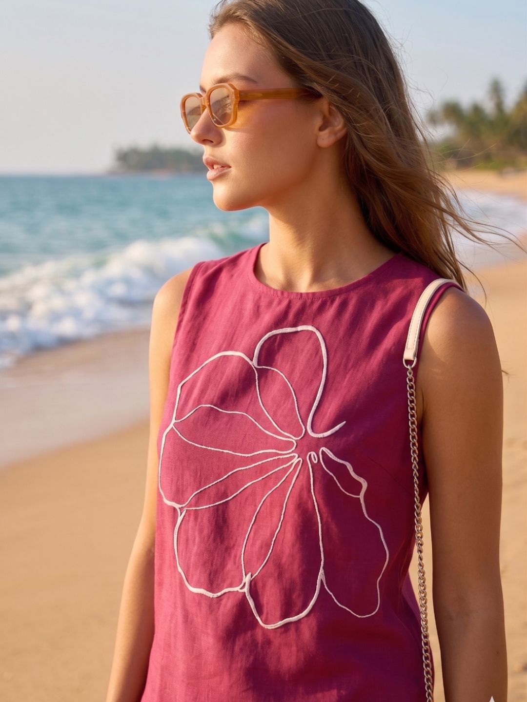 Women's Sleeveless Floral Summer Co-Ord Outfit