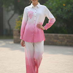 Pink Tie And Dye Co-Ord Set