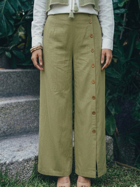 Trendy Olive Green Casual Co-ord Outfit Set