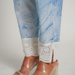 Sky Blue Cotton Tye and Dye Co-Ord Set