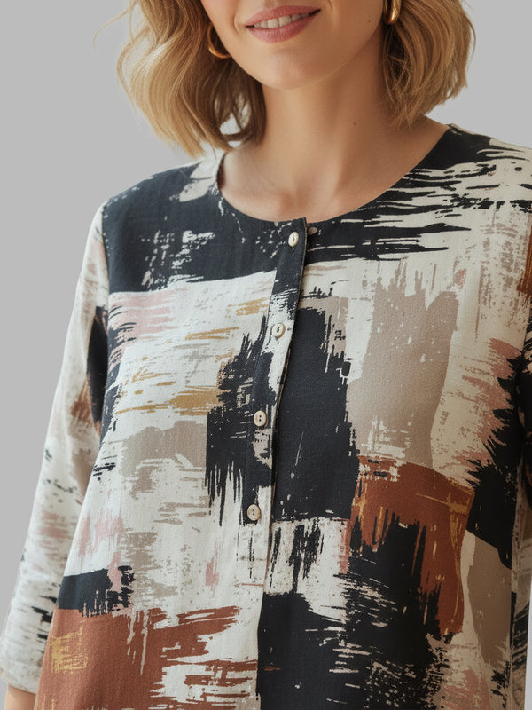 Black Printed Cotton Co-ord Sets