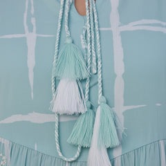 Cool Blue Cotton Co-ord Set