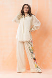 Designer Off White Georgette Co-Ord Set