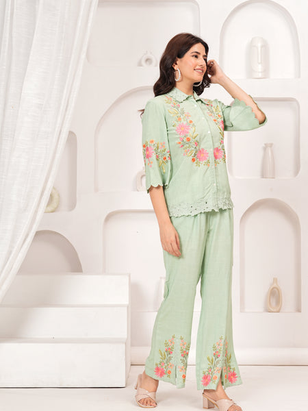Green Co-ord Set 