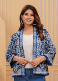 Designer Blue Embroidered Jacket