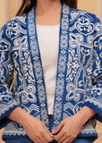 Designer Blue Embroidered Jacket