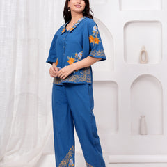 Blue Co-ord Set For Women