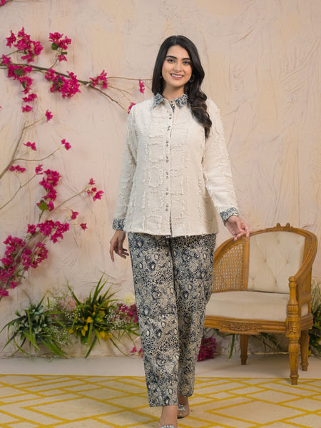 Chic Tweed Khadi Co-ord Set