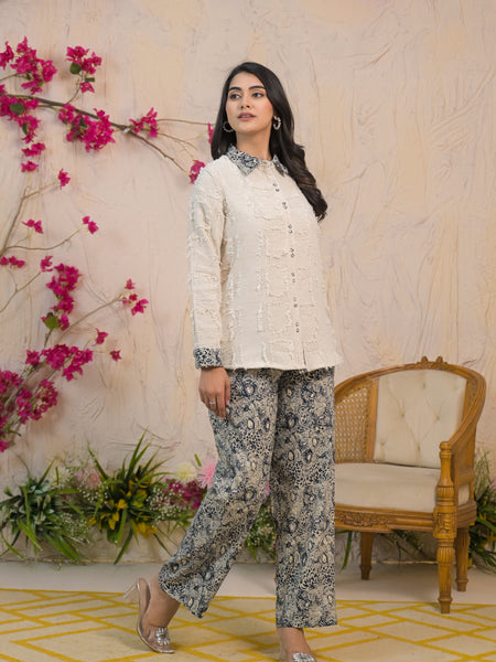 Chic Tweed Khadi Co-ord Set